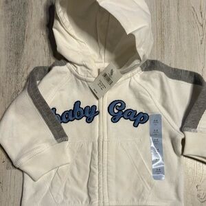 GAP Baby Jacket - White and Gray
